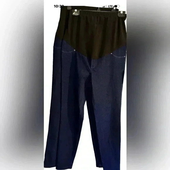 Time and Tru Denim - NWT Maternity Time & Tru 2 Pair  Dark Wash Jeggings Sz Small 4-6 NEW